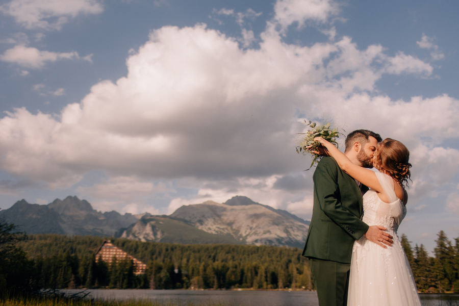 Plener poślubny Szczyrbskie Jezioro Sesja Tatry