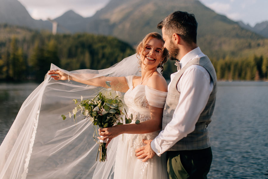 Plener poślubny Szczyrbskie Jezioro Sesja Tatry