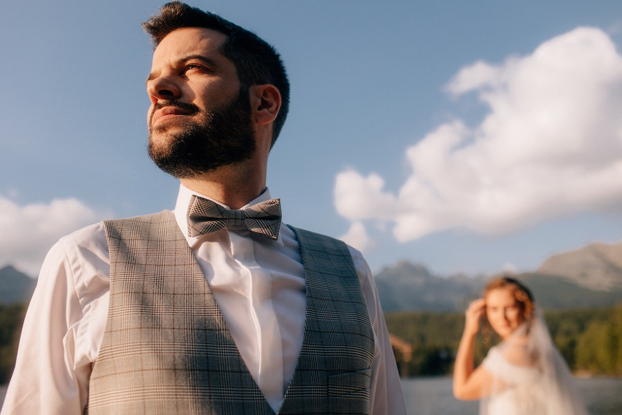 Plener poślubny Szczyrbskie Jezioro Sesja Tatry